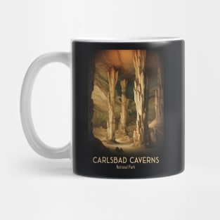 Carlsbad Caverns National Park Vintage Travel  Poster Mug